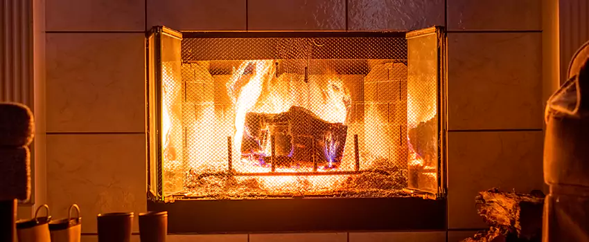 Mendota Hearth Landscape Fireplace Installation in Ruston, Louisiana